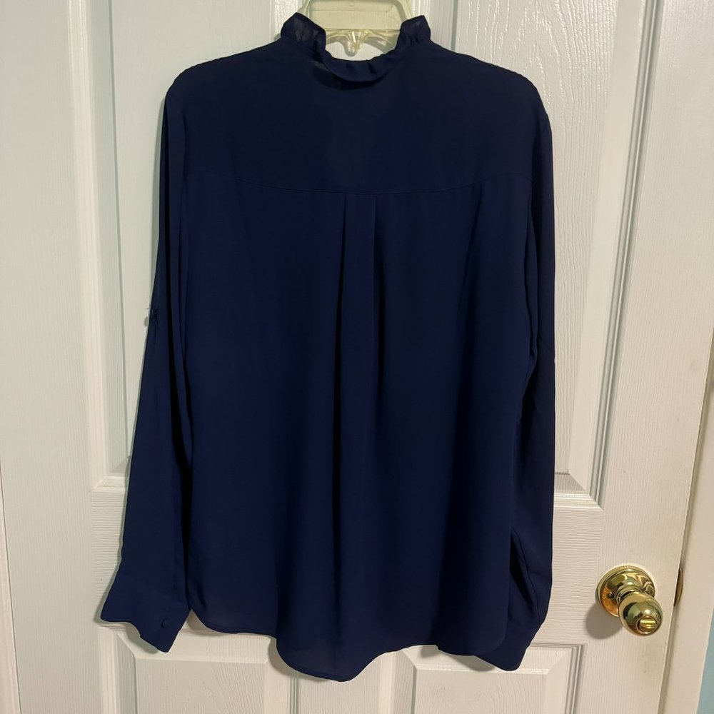 Express - Blue Blouse - Picture 2 of 3